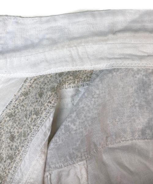 KAPITAL（キャピタル）KAPITAL (キャピタル) コットンリネンパッチワークシャツ ホワイト サイズ:SIZE Mの古着・服飾アイテム