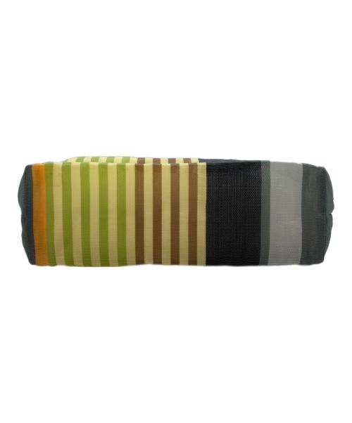 MARNI（マルニ）MARNI (マルニ) MARKET STRIPE BAG イエロー×グレーの古着・服飾アイテム