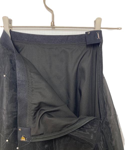 CELFORD（セルフォード）CELFORD (セルフォード) バリエチュールフレアスカート ブラック サイズ:SIZE 32の古着・服飾アイテム