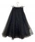 CELFORD (セルフォード) バリエチュールフレアスカート ブラック サイズ:SIZE 32：7000円