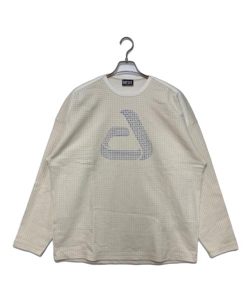 DIESEL（ディーゼル）DIESEL (ディーゼル) S-HONAT L/S T-SHIRT ベージュ サイズ:SIZE M 未使用品の古着・服飾アイテム