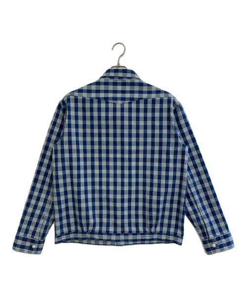 POLO COUNTRY（ポロカントリー）POLO COUNTRY (ポロカントリー) パラカチェックシャツジャケット インディゴ×ホワイト サイズ:SIZE Mの古着・服飾アイテム