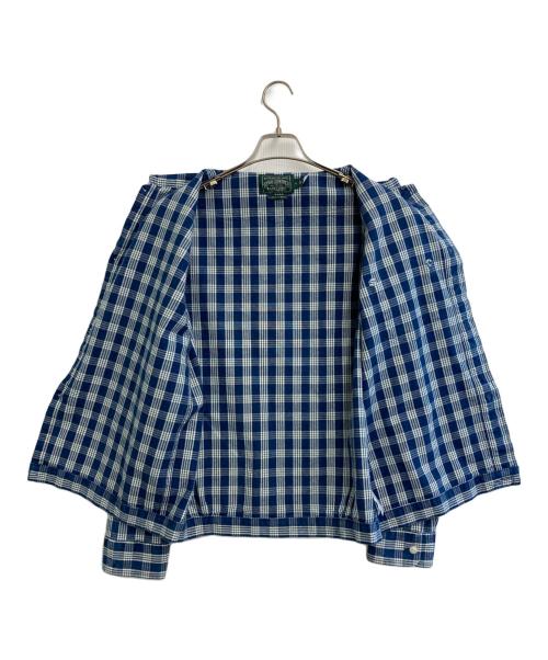 POLO COUNTRY（ポロカントリー）POLO COUNTRY (ポロカントリー) パラカチェックシャツジャケット インディゴ×ホワイト サイズ:SIZE Mの古着・服飾アイテム