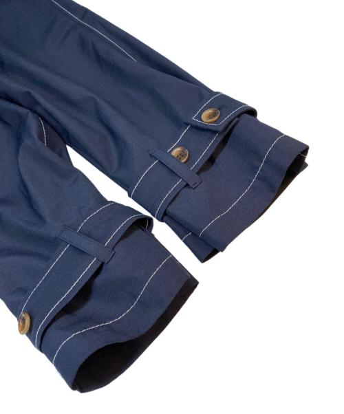 sheller（シェリエ）sheller (シェリエ) 2WAYトレンチステッチワンピース ネイビー サイズ:SIZE Freeの古着・服飾アイテム