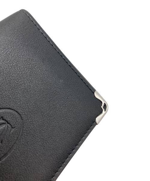 Cartier（カルティエ）Cartier (カルティエ) MUST DE CARTIER レザーカードケース ブラックの古着・服飾アイテム