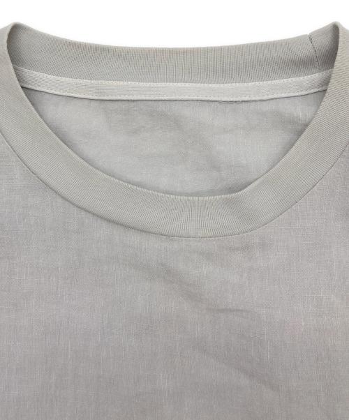 BRU NA BOINNE（ブルーナボイン）BRU NA BOINNE (ブルーナボイン) リネンロンT グレー サイズ:SIZE Lの古着・服飾アイテム