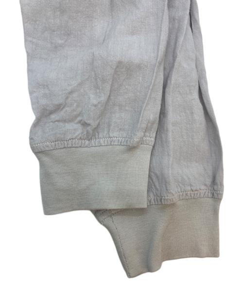 BRU NA BOINNE（ブルーナボイン）BRU NA BOINNE (ブルーナボイン) リネンロンT グレー サイズ:SIZE Lの古着・服飾アイテム