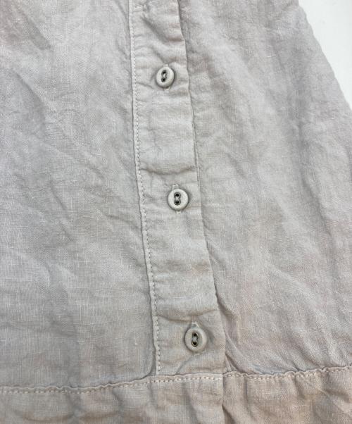 BRU NA BOINNE（ブルーナボイン）BRU NA BOINNE (ブルーナボイン) リネンロンT グレー サイズ:SIZE Lの古着・服飾アイテム