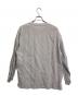 BRU NA BOINNE (ブルーナボイン) リネンロンT グレー サイズ:SIZE L：7000円
