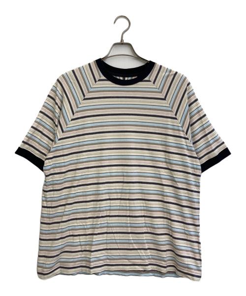 BRU NA BOINNE（ブルーナボイン）BRU NA BOINNE (ブルーナボイン) フォルマT アイボリー×ブルー サイズ:SIZE Lの古着・服飾アイテム