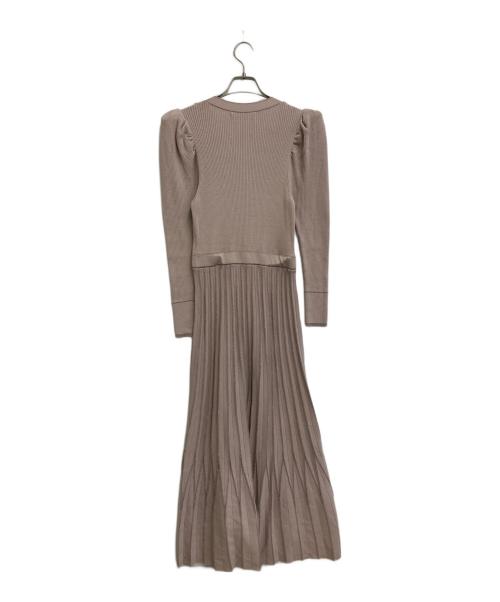 HER LIP TO（ハーリップトゥ）Her lip to (ハーリップトゥ) Suite Room Knit Long Dress ライトピンク サイズ:SIZE Sの古着・服飾アイテム