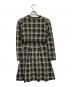 Her lip to (ハーリップトゥ) Pantheon Checked Knit Dress グレー×ホワイト サイズ:SIZE M：9000円