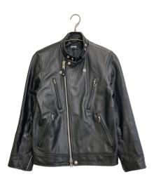 Schott（ショット）の古着「DOUBLE BREAST RIDERS」｜ブラック