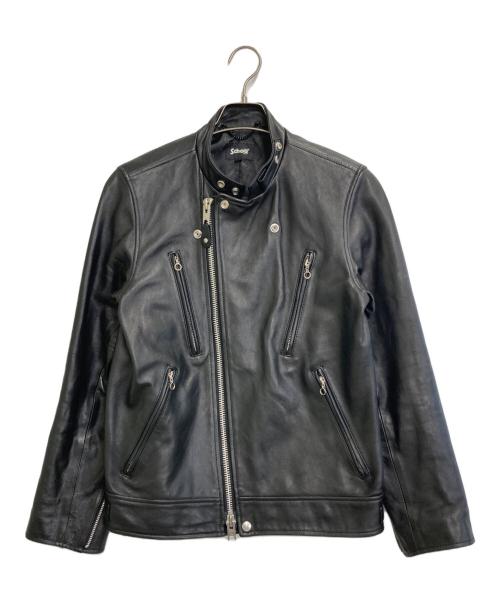 Schott（ショット）Schott (ショット) DOUBLE BREAST RIDERS ブラック サイズ:SIZE Mの古着・服飾アイテム