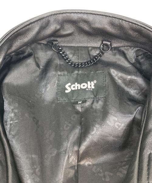 Schott（ショット）Schott (ショット) DOUBLE BREAST RIDERS ブラック サイズ:SIZE Mの古着・服飾アイテム