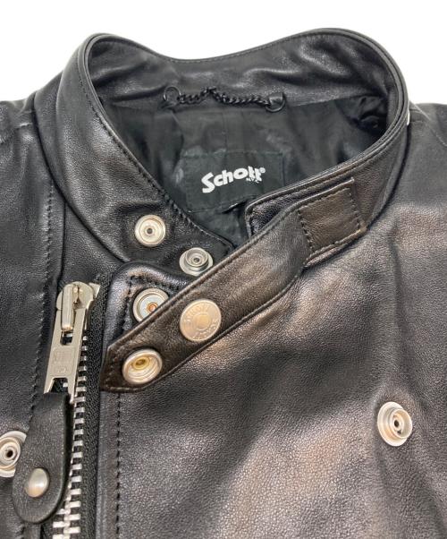 Schott（ショット）Schott (ショット) DOUBLE BREAST RIDERS ブラック サイズ:SIZE Mの古着・服飾アイテム
