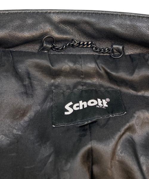 Schott（ショット）Schott (ショット) DOUBLE BREAST RIDERS ブラック サイズ:SIZE Mの古着・服飾アイテム