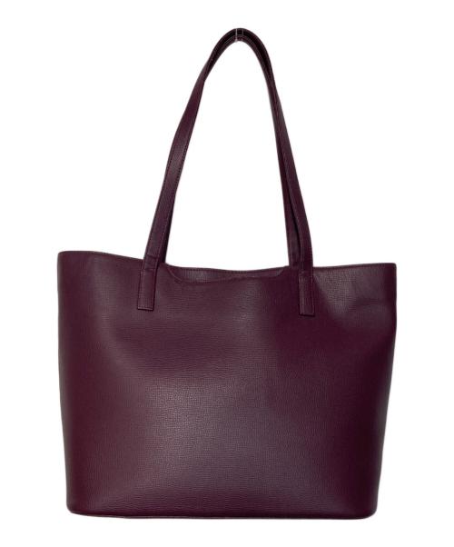 傳濱野（デンハマノ）傳濱野 (デンハマノ) モーナ リボンタッセルトートバッグ パープルの古着・服飾アイテム