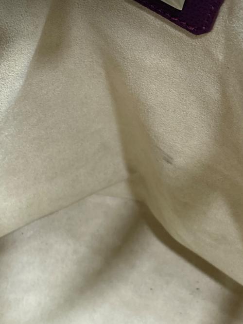 傳濱野（デンハマノ）傳濱野 (デンハマノ) モーナ リボンタッセルトートバッグ パープルの古着・服飾アイテム