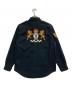 POLO RALPH LAUREN (ポロ・ラルフローレン) 金獅子刺繍 ワッペンミリタリーシャツ ブラック サイズ:L：7000円
