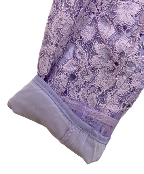 ADORE（アドーア）ADORE (アドーア) ボタニカルコードレースワンピース ラベンダー サイズ:SIZE 38の古着・服飾アイテム