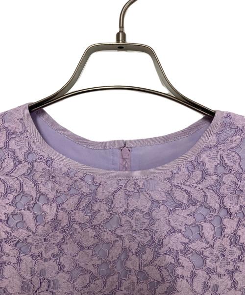 ADORE（アドーア）ADORE (アドーア) ボタニカルコードレースワンピース ラベンダー サイズ:SIZE 38の古着・服飾アイテム