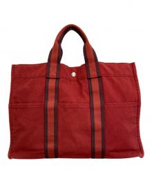 HERMES（エルメス）の古着「フールトゥMM トートバック」｜レッド