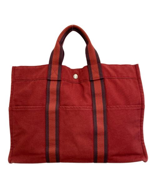 HERMES（エルメス）HERMES (エルメス) フールトゥMM トートバック レッドの古着・服飾アイテム