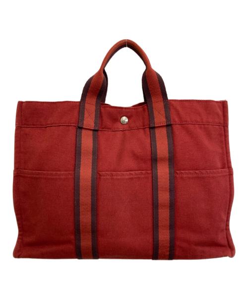 HERMES（エルメス）HERMES (エルメス) フールトゥMM トートバック レッドの古着・服飾アイテム