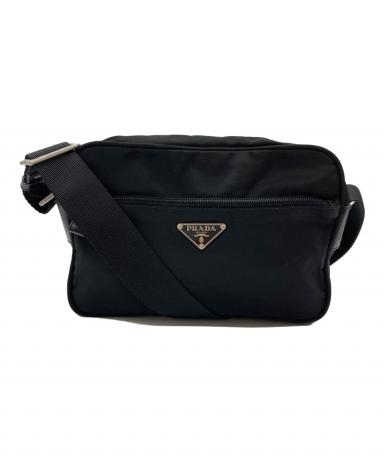 中古・古着通販】PRADA (プラダ) 三角ロゴ ナイロンショルダーバッグ