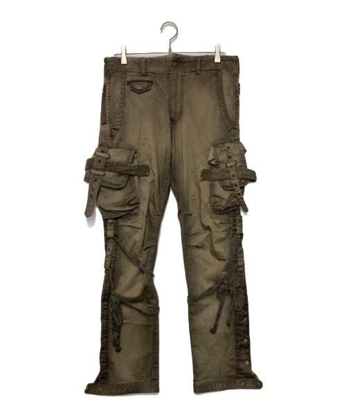 HALB（ハルプ）HALB (ハルプ) ギミックカーゴパンツ ブラウン サイズ:Ｍの古着・服飾アイテム