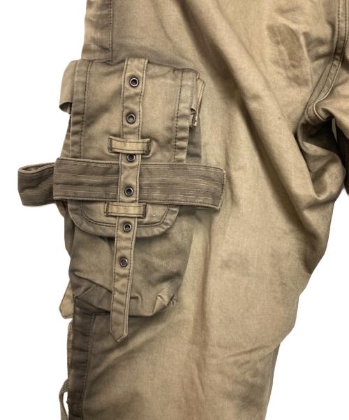 HALB（ハルプ）HALB (ハルプ) ギミックカーゴパンツ ブラウン サイズ:Ｍの古着・服飾アイテム