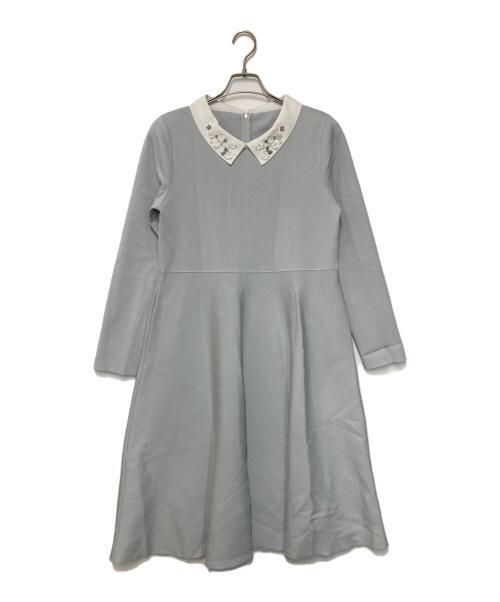 FOXEY（フォクシー）FOXEY (フォクシー) Knit Dress “Gisele” アイスブルー サイズ:42の古着・服飾アイテム