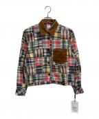 DOUBLE STANDARD CLOTHINGダブルスタンダードクロージング）の古着「パッチワークネル起毛シャツ」｜マルチカラー