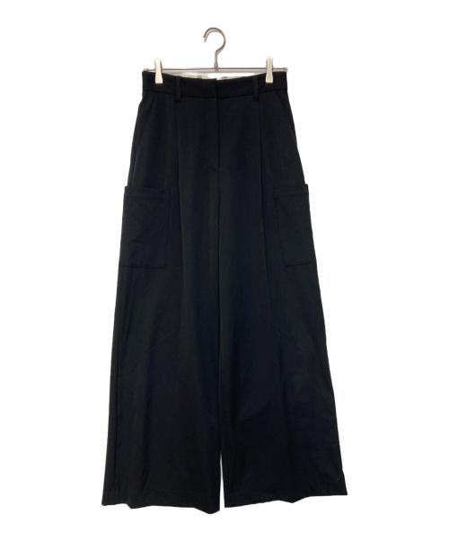 GRACE CONTINENTAL（（グレースコンチネンタル）GRACE CONTINENTAL (（グレースコンチネンタル) ワイドワークパンツ ブラック サイズ:38の古着・服飾アイテム