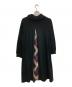 CB CRESTBRIDGE (シービークレストブリッジ) バックチェック切替タートルワンピース ブラック サイズ:SIZE M：8000円