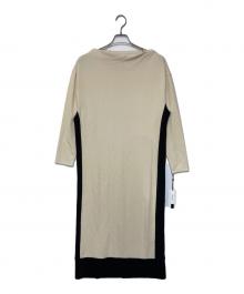 Diagram GRACE CONTINENTAL（ダイアグラム グレースコンチネンタル）の古着「バイカラーカットワンピース」｜アイボリー×ブラック