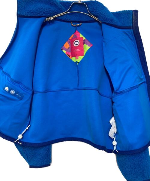 CANADA GOOSE（カナダグース）CANADA GOOSE (カナダグース) ボアフリースジャケット ブルー サイズ:Ｍの古着・服飾アイテム