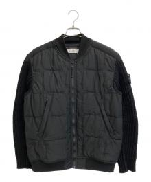 STONE ISLAND（ストーンアイランド）の古着「22AW CUPRO COTTON STELLA WITH PRIMALOFT® INSULATION TECHNOLOGY AND KNIT」｜ブラック