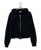 geeksギークス）の古着「DOWBLE ZIP HOODIE」｜ブラック