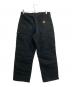 CarHartt (カーハート) LOOSE FIT WASHED DUCK FLANNEL LINED UTILITY WORK PANT ブラック サイズ:SIZE 32：10000円