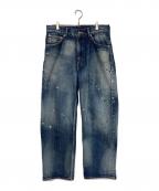 ANCELLMアンセルム）の古着「15th anniversary SELVEDGE DENIM STRAIGHT 5P PANTS」｜インディゴ