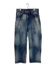 ANCELLM（アンセルム）の古着「15th anniversary SELVEDGE DENIM STRAIGHT 5P PANTS」｜インディゴ