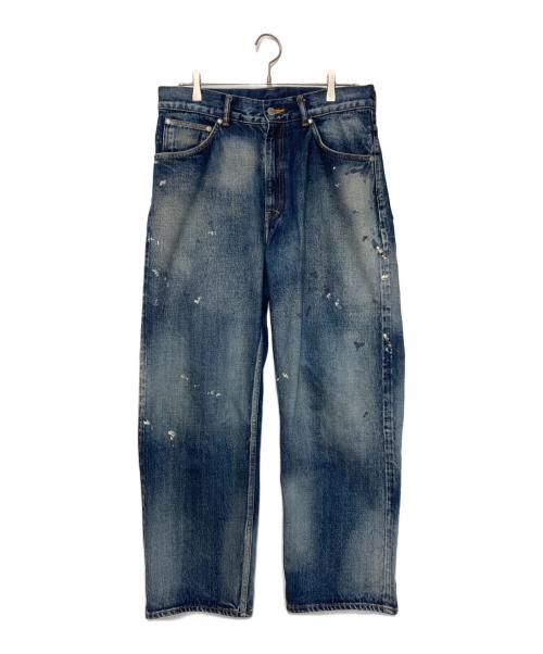 ANCELLM（アンセルム）ANCELLM (アンセルム) 15th anniversary SELVEDGE DENIM STRAIGHT 5P PANTS インディゴ サイズ:2の古着・服飾アイテム