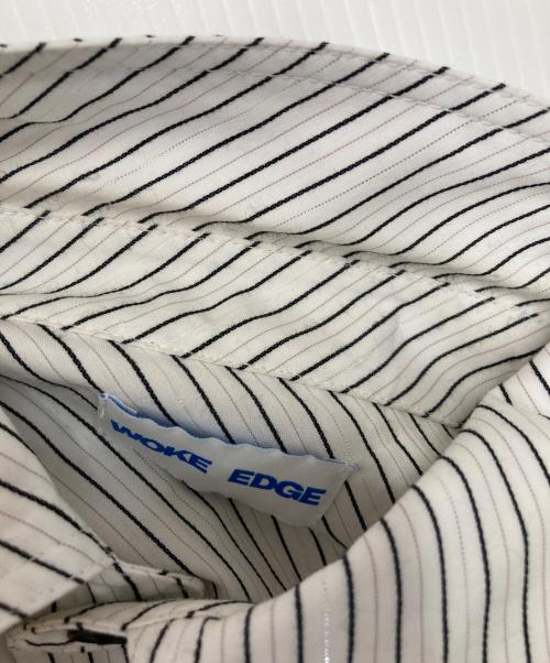 WOKE EDGE（ウォーク エッジ）WOKE EDGE (ウォーク エッジ) Ny Glit Check Shirt ホワイト サイズ:Mの古着・服飾アイテム