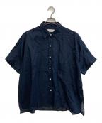 SLOBE IENAスローブ イエナ）の古着「リネンコットンBOXシャツ」｜ネイビー