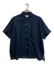 SLOBE IENA（スローブ イエナ）の古着「リネンコットンBOXシャツ」｜ネイビー