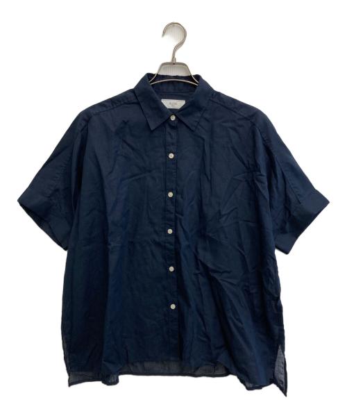 SLOBE IENA（スローブ イエナ）SLOBE IENA (スローブ イエナ) リネンコットンBOXシャツ ネイビー サイズ:SIZE Freeの古着・服飾アイテム