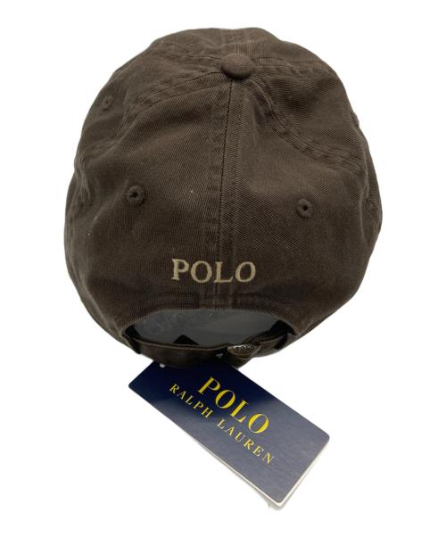POLO RALPH LAUREN（ポロ・ラルフローレン）POLO RALPH LAUREN (ポロ・ラルフローレン) CLASSIC SPORT CAP ブラウン サイズ:53-63の古着・服飾アイテム