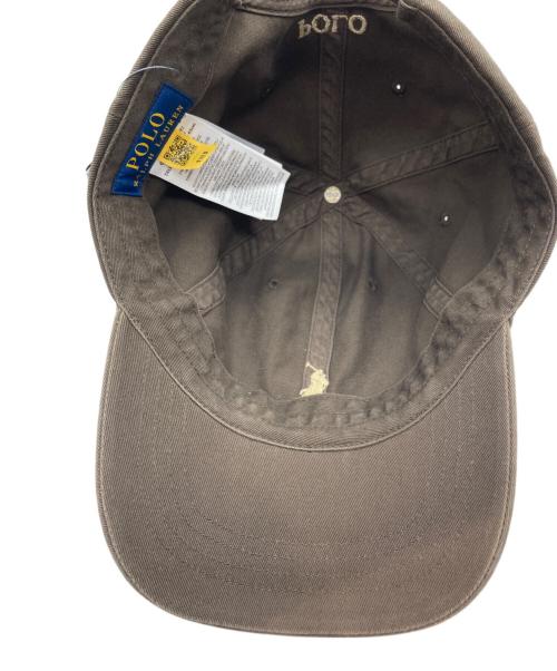 POLO RALPH LAUREN（ポロ・ラルフローレン）POLO RALPH LAUREN (ポロ・ラルフローレン) CLASSIC SPORT CAP ブラウン サイズ:53-63の古着・服飾アイテム